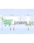 Умен двоен контакт с Wi-Fi, интелигентен таймер 16a, приложение